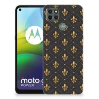 Motorola Moto G9 Power TPU bumper Franse Lelie - thumbnail