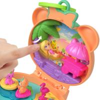 Polly Pocket Speelset - MATTEL - JKC79 - Afneembaar pluche speeltje - Schommelhangmat - Draagbare sleutelhanger - thumbnail