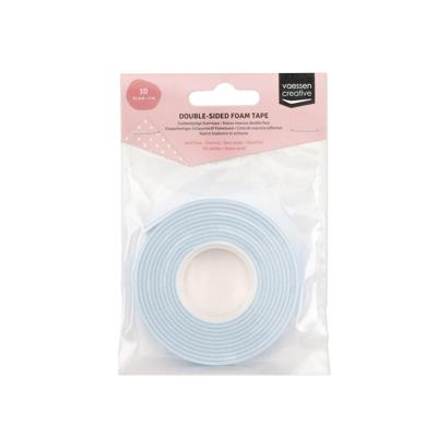 Vaessen Creative • dubbelzijdige foamtape 2mmx12mm 2m wit