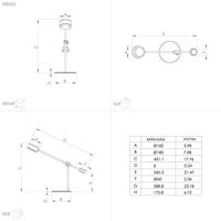 Eglo Led bureaulampClavellina zwart - 900353 - thumbnail