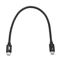 OWC 11,8-inch Thunderbolt 4 en USB-C-kabel met 40 GBPS gegevensoverdracht, 240 W opladen en 8K videomogelijkheid (zwart) - thumbnail