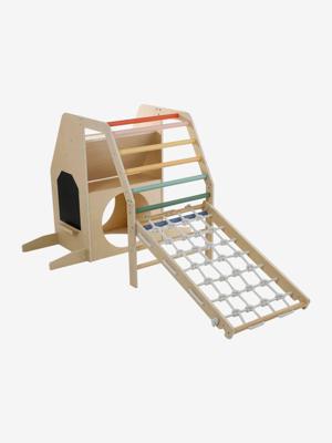 Parcours voor motorische vaardigheden huis in FSC® hout hout