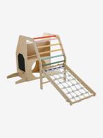 Parcours voor motorische vaardigheden huis in FSC® hout hout - thumbnail