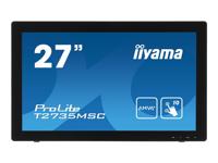 Iiyama ProLite T2735MSC Touchscreen monitor Energielabel: B (A+++ - D) 68.6 cm (27 inch) 1920 x 1080 pix 16:9 5 ms VGA, DVI, HDMI, USB 3.0 AMVA+ LED - thumbnail