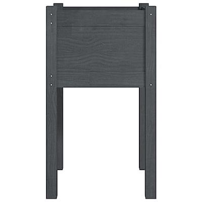 Plantenbakken 2 st 40x40x70 cm massief grenenhout grijs Plantenbakken 2 st 40x40x70 cm massief grenenhout grijs