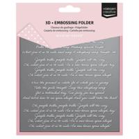 Vaessen Creative • 3d embossing folder jingle bells 15x15cm - thumbnail