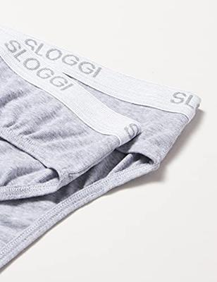 2-pack Basic Mini Heren slips - Lage heren slips - Heren onderbroek katoen - S - Grijs - Onderbroek heren heren - Ondergoed heren heren - S -