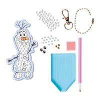 Creative Craft Group Maak je eigen diamond paining sleutelhanger olaf - thumbnail