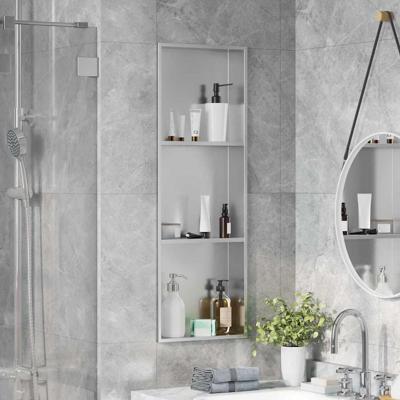 Douche Niche Zilver 90 x 30 x 9.5 cm Roestvrij staal Douche Niche Zilver 90 x 30 x 9.5 cm Roestvrij staal