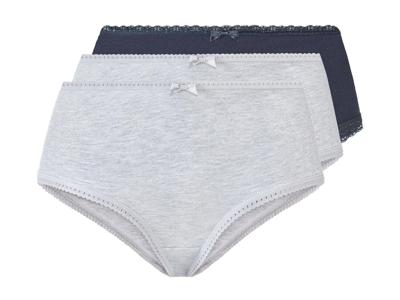 esmara 3 dames hipsters (M (40/42), Donkerblauw/grijs) esmara 3 dames hipsters (M (40/42), Donkerblauw/grijs)