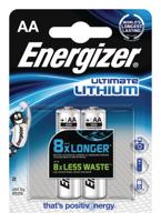 Energizer batterijen Lithium AA, blister van 2 stuks - thumbnail