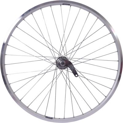 Achterwiel 26 x 1.75 / 1.95" met Favorit remnaaf/ Zac 19 velg - zilver