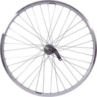 Achterwiel 26 x 1.75 / 1.95" met Favorit remnaaf/ Zac 19 velg - zilver - thumbnail