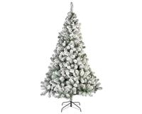 Kunstkerstboom Imperial pine snowy h240 cm dia 133 cm groen/wit Everlands - Everlands - thumbnail
