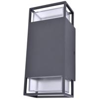 Lutec Aluminium wandlampRidge antraciet - 5107101118 - thumbnail