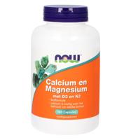 NOW Calcium en Magnesium met D3 en K2 Capsules - thumbnail