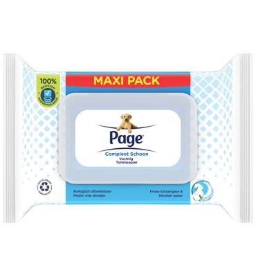 Page Compleet Schoon Vochtig Toiletpapier