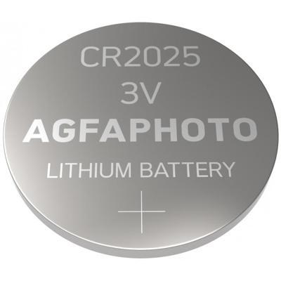 AgfaPhoto Knoopcel CR2025 3 V 5 stuk(s) Lithium AgfaPhoto Knoopcel CR2025 3 V 5 stuk(s) Lithium