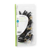 Nedis 3,5 mm Audioconnector | Male | Solderen | 4.0 mm | Goud / Zwart | 25 Stuks | 1 stuks - CAVC22900BKG CAVC22900BKG - thumbnail