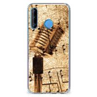 Huawei P30 Lite Anti-shock Hoesje met foto Bladmuziek - thumbnail