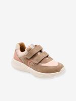 YUKI baskets met glitterdetails, klittenbandsluiting en veters, meisje BISGAARD zandbeige - thumbnail
