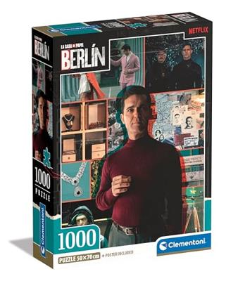 Clementoni legpuzzel la casa de papel ii, 1000st.
