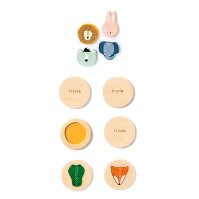 Trixie houten combineerspel dieren