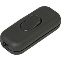 Kopp 191305001 Snoerschakelaar Met trekonlasting Zwart 1x uit/aan 6 A 1 stuk(s) - thumbnail