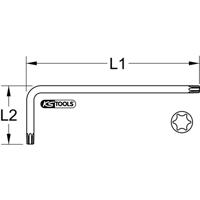 KS Tools 151.4274 Haakse schroevendraaier T 25 - thumbnail