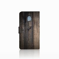 Nokia 2.1 (2018) Book Style Case Steigerhout - thumbnail