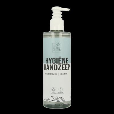 The Green Lab Co Handzeep vloeibaar rozemarijn & gember met pomp 300 Milliliter