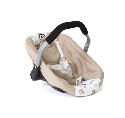 Poppen Autozitje Maxi-Cosi-stijl - Beertjes Beige Poppen Autozitje Maxi-Cosi-stijl - Beertjes Beige