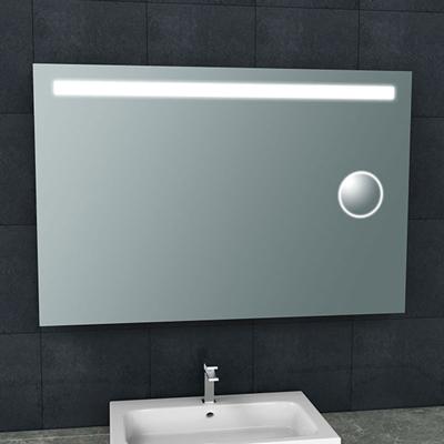 Spiegel Wiesbaden Tigris met LED Verlichting En Scheerspiegel 120x80cm Spiegel Wiesbaden Tigris met LED Verlichting En Scheerspiegel 120x80cm
