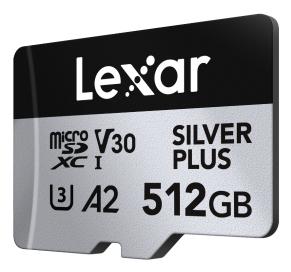 Lexar MicroSDXC Silver Plus UHS-1 512GB V30 R205/W150MB/s