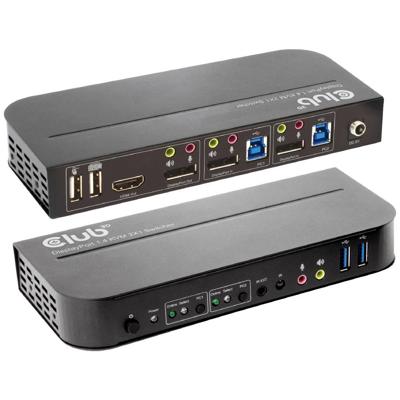 club3D KVM Switch 4K60Hz KVM-switch HDMI Afstandsbediening 4096 x 2160 Pixel club3D KVM Switch 4K60Hz KVM-switch HDMI Afstandsbediening 4096 x 2160 Pixel