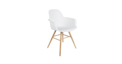 Zuiver Albert Kuip armstoel White