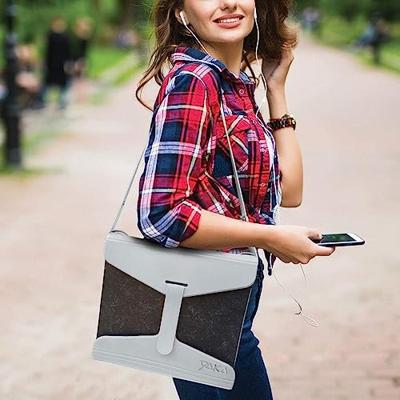 Yaka mappendrager, wit Yaka mappendrager, wit