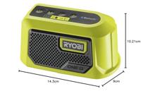 Ryobi RBTM18-0 | 18V Mini Bluetooth Speaker - 5133005000 - 5133005000 - thumbnail