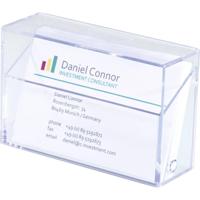 Sigel SI-VA110 Visitekaartjesbox 85x56x27mm Glashelder - thumbnail