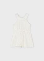 Mayoral Meisjes jumpsuit - Chickpea - thumbnail