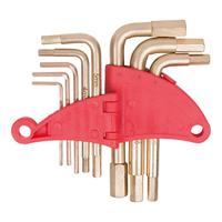 KS Tools 963.1512 Inbus Haakse schroevendraaierset 2 mm, 2.5 mm, 3 mm, 4 mm, 5 mm, 6 mm, 8 mm, 10 mm 8-delig - thumbnail