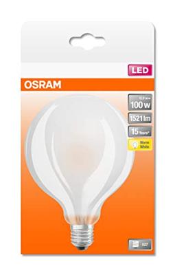 OSRAM HOMELIGHTING 4058075808515 LED-lamp Energielabel D (A - G) E27 Globe 11 W = 100 W Warmwit (Ø x l) 95 mm x 135 mm Filament / Retro-LED 1 stuk(s)