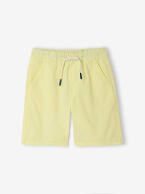 Elastische bermuda voor jongens pastelgeel Elastische bermuda voor jongens pastelgeel