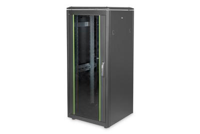 Digitus DN-19 26U-6/6-B-1 19inch-patchkast (b x h x d) 600 x 1342 x 600 mm 26 HE Zwart (RAL 9005), Zwart