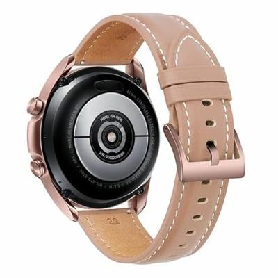 Premium Leather bandje - Lichtroze - Garmin Vivoactive 6 / Vivoactive 5 / Vivoactive 3