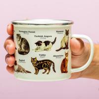 Emaille Dierenmok - Katten - thumbnail