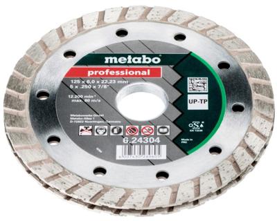 Metabo 624304000 Diamanten doorslijpschijf 125 mm 1 stuk(s) Stuc, Metselwerk