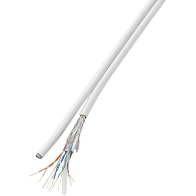TRU COMPONENTS Duplex-Netwerkkabel CAT 6 SF/UTP 8 x 2 x 0.196 mm² Wit 100 m