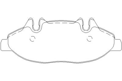Remblokken set 2400701 Remblokken set 2400701