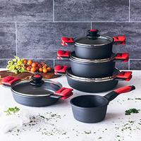 Wokpan BRA A412028 Rood/Zwart Ø 28 cm Roestvrij staal (1 Stuks) (Ø 28 cm) - thumbnail